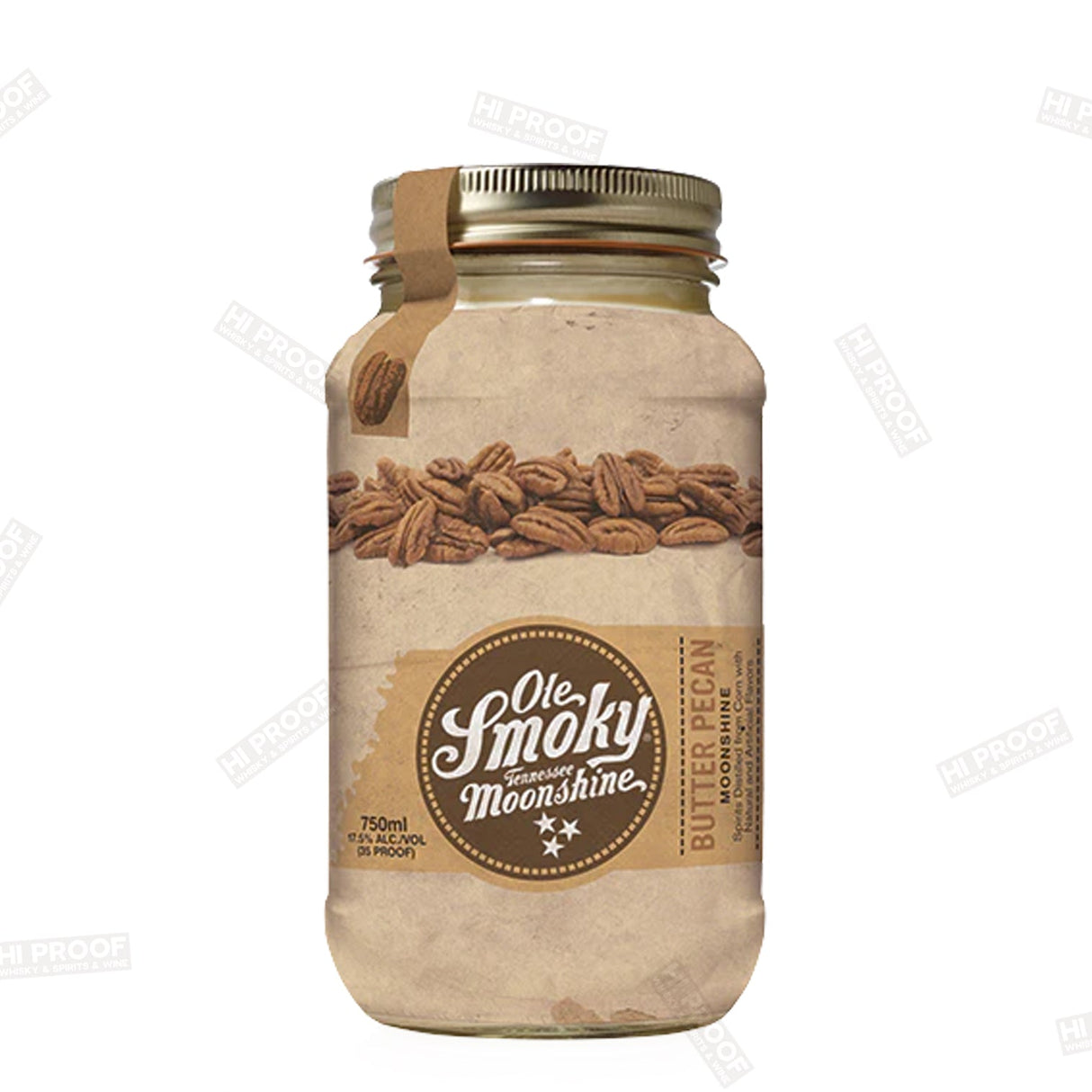 OLE SMOKY MOONSHINE BUTTER PECAN CREAM 750ML - Hi Proof - OLE SMOKY MOONSHINE
