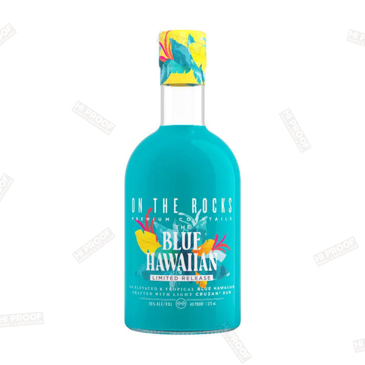 OTR - On The Rocks Premium Cocktails 'The Blue Hawaiian' 375ml - Hi Proof - On The Rocks