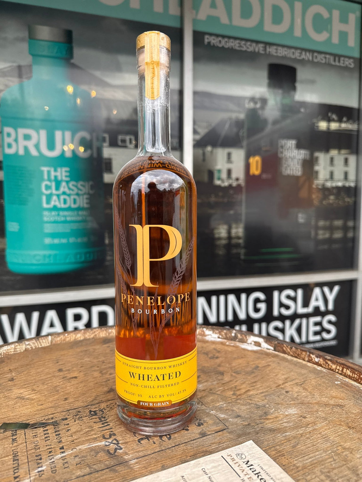 Penelope Wheated Straight Bourbon Whiskey 750 ML 95 proof - Hi Proof - Penelope