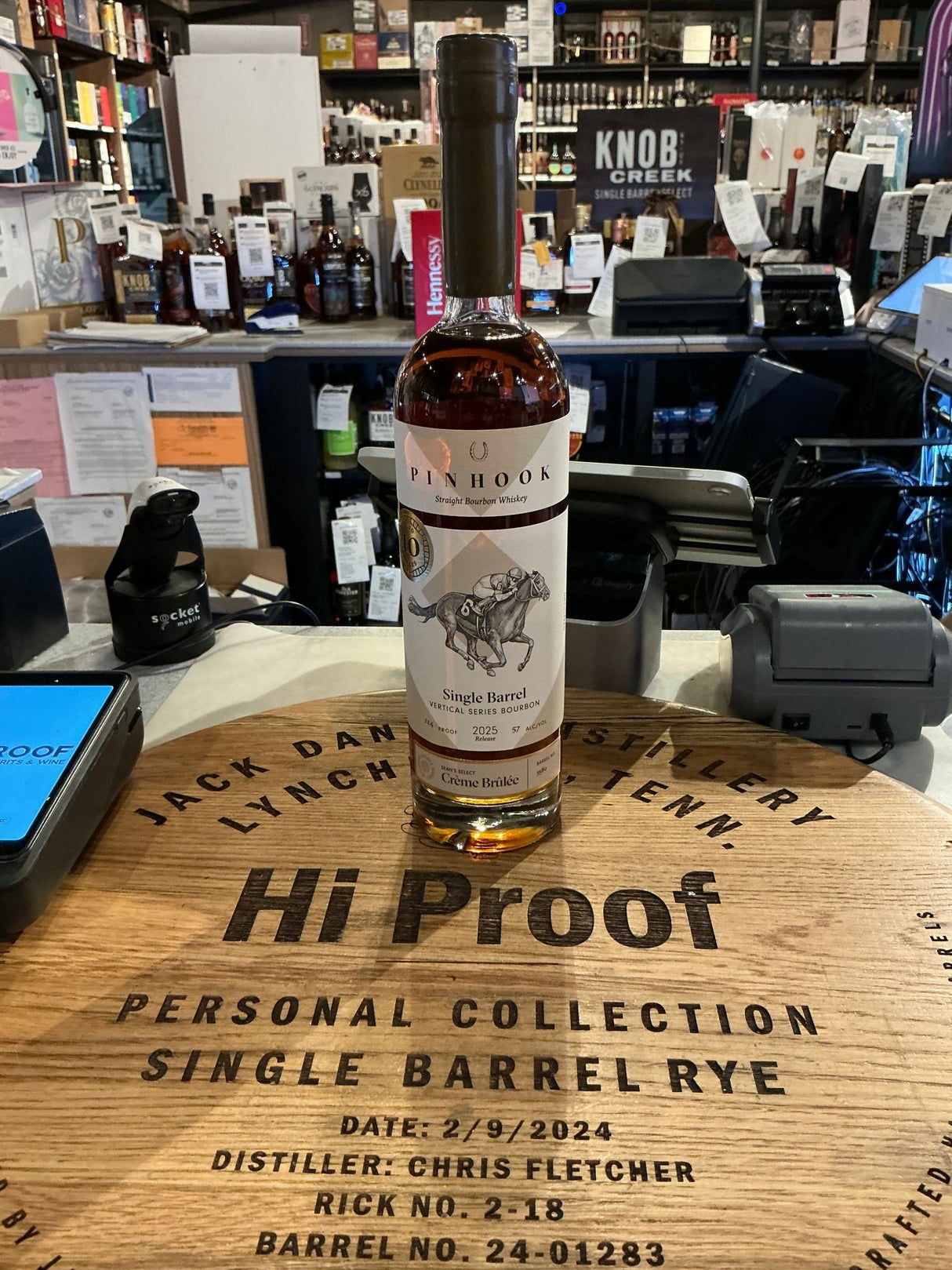 Pinhook Bourbon Vertical Series Kentucky 10 Year Creme Brulee 3580 750ml - Hi Proof - Pinhook