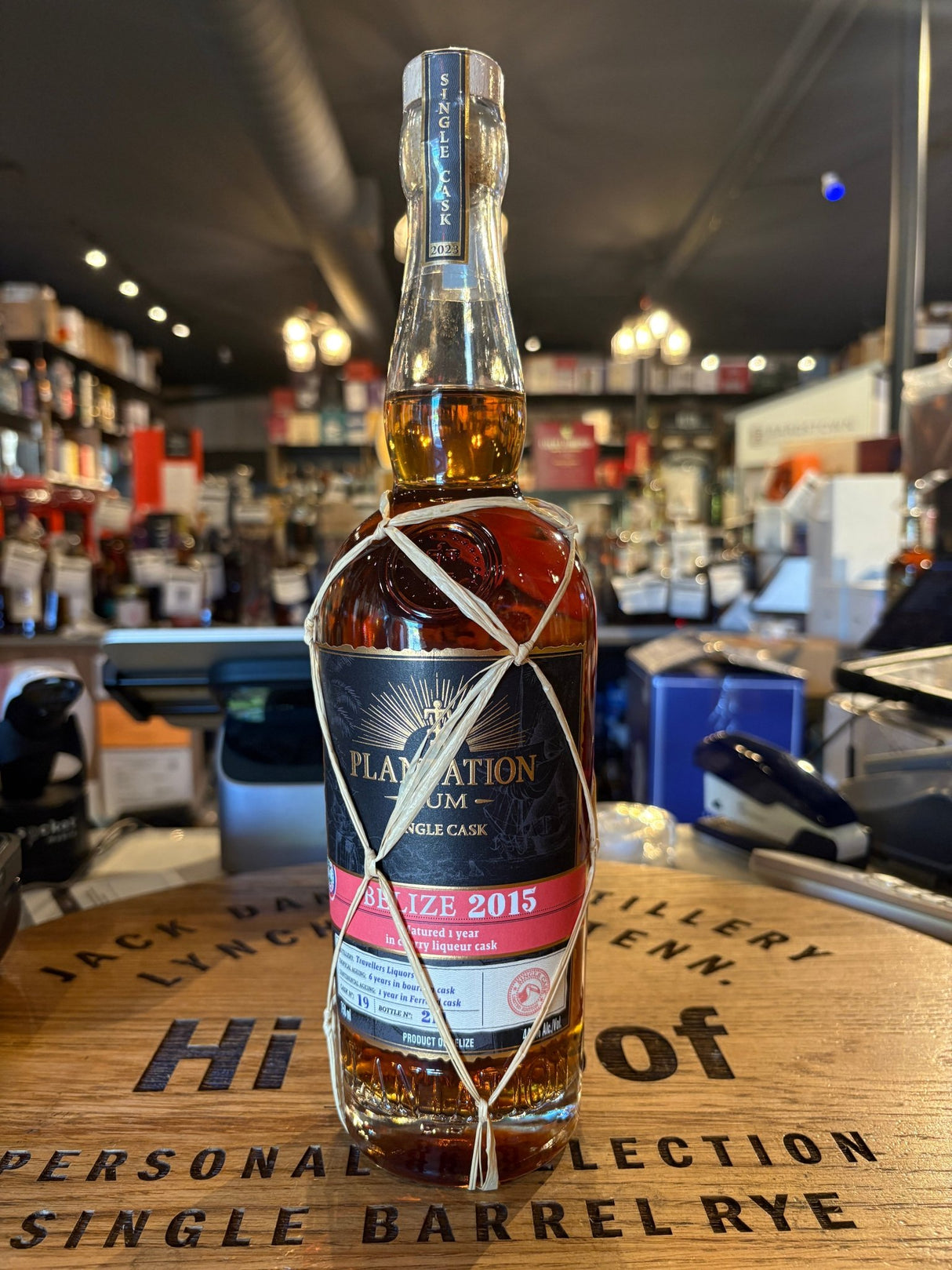 Plantation Single Cask Belize 2015 Rum 750mL - Hi Proof - Plantation
