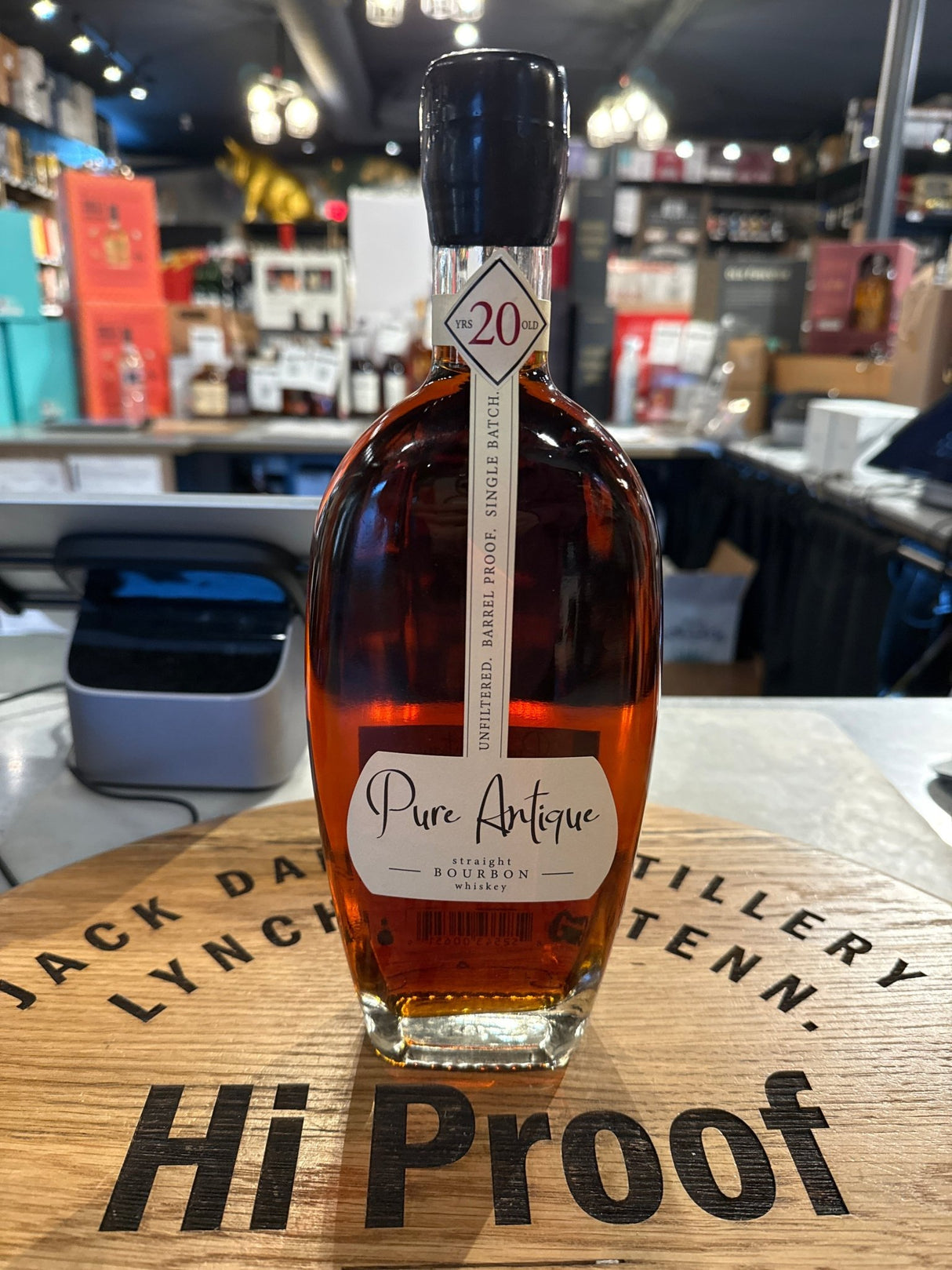Pure Antique 20 year Bourbon 121.2 Proof 750mL - Hi Proof - Pure Antique