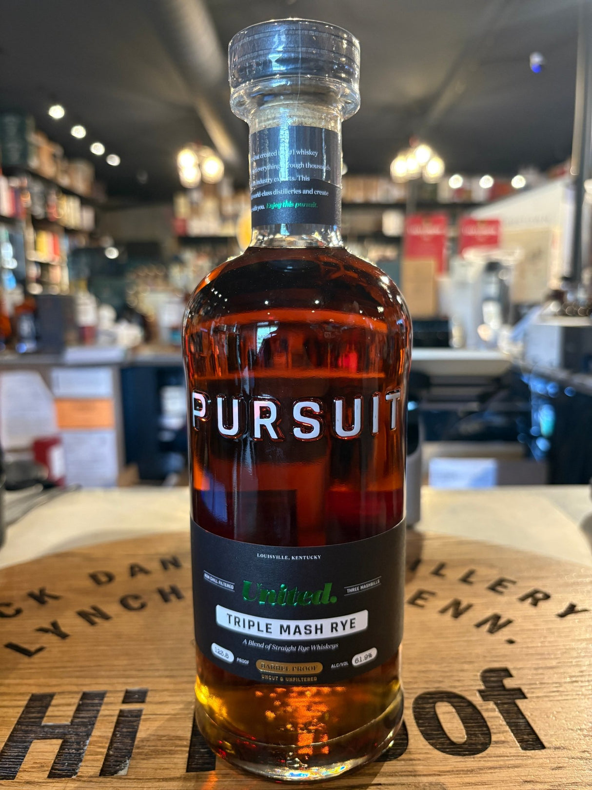 Pursuit United Rye 123.8 Proof 700mL - Hi Proof - Pursuit