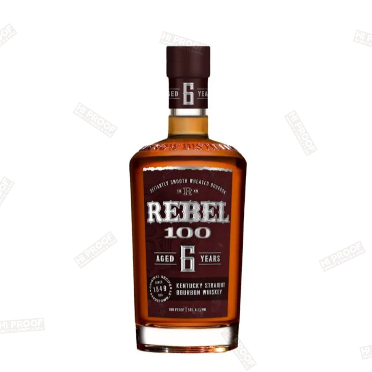 Rebel 100 Proof 6 Year Bourbon 750ml - Hi Proof - Rebel