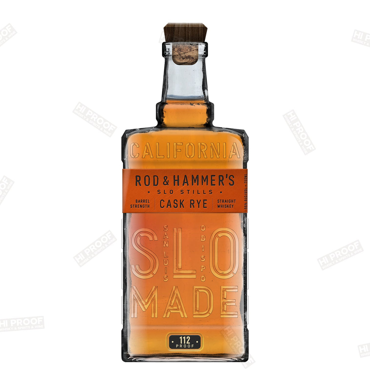 Rod & Hammer's Slo Stills Cask Rye 112 Proof 750ml - Hi Proof - Rod & Hammer's