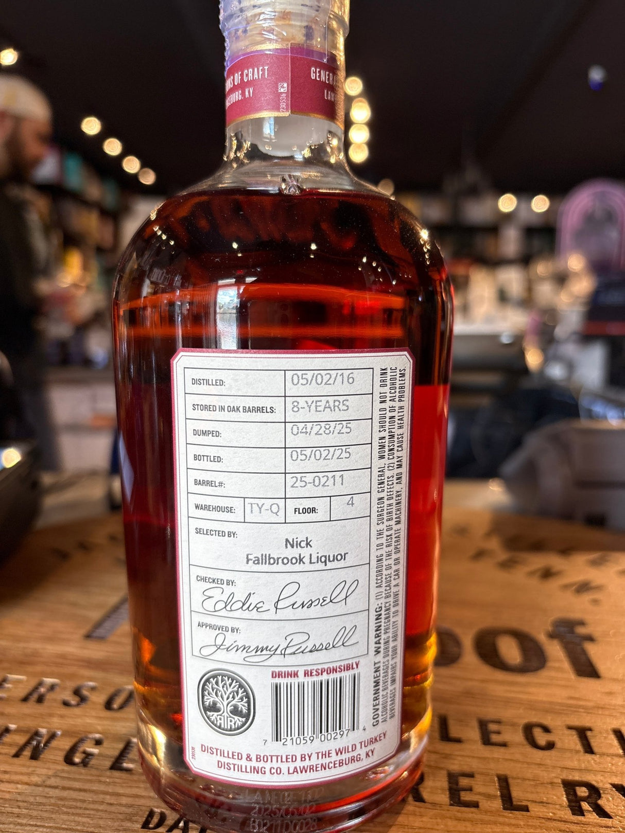 Russell's Reserve Single Barrel Ty - Q 750ml - Hi Proof - Russell’s