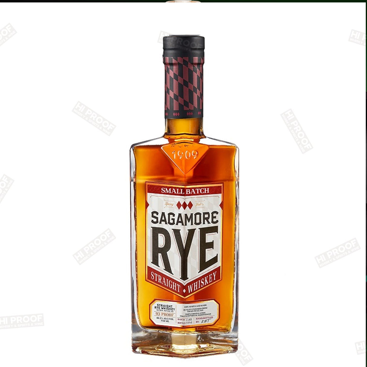 Sagamore Small Batch Straight Rye Whiskey 750ml - Hi Proof - Sagamore