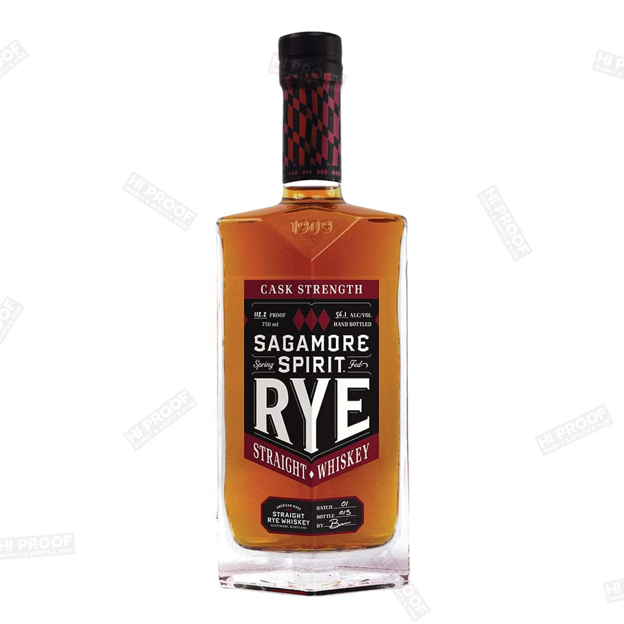Sagamore Spirit Cask Strength Straight Rye Whiskey 112.2 PROOF 750ml - Hi Proof - Sagamore