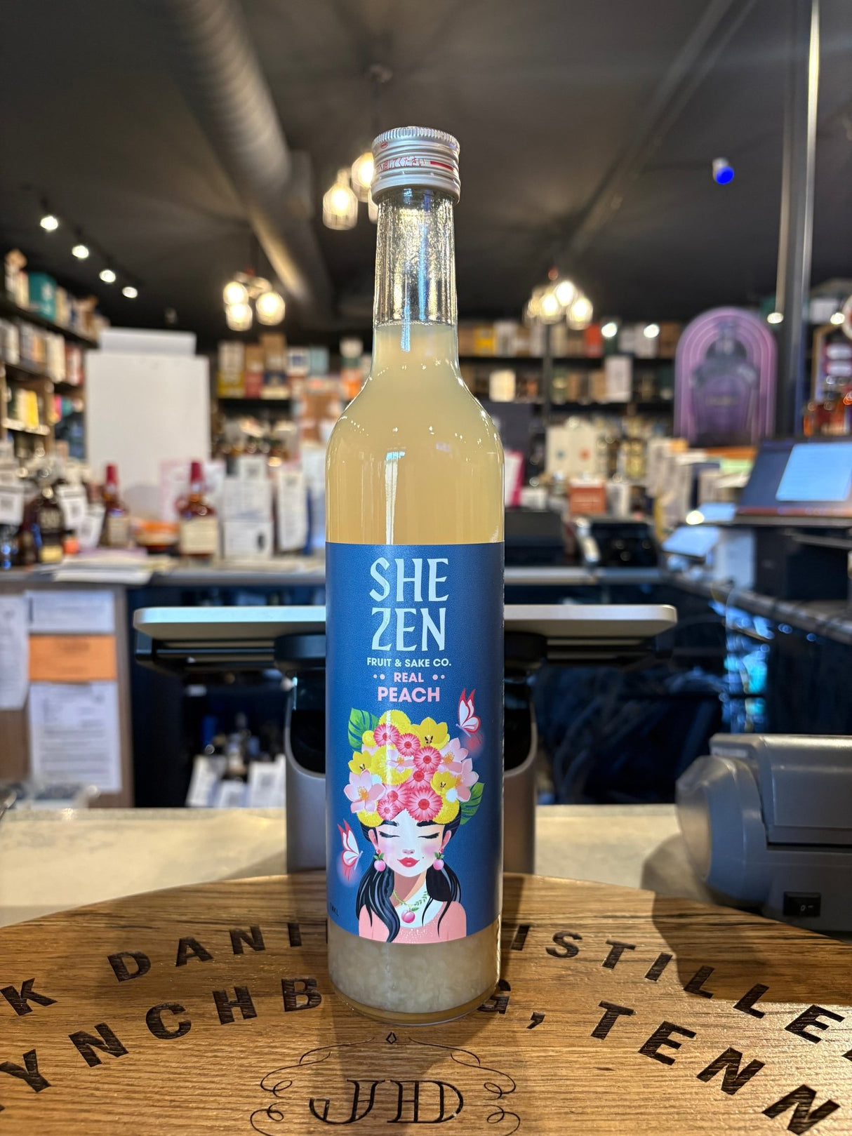 Shezen Real Peach Sake 500ml - Hi Proof - Shezen