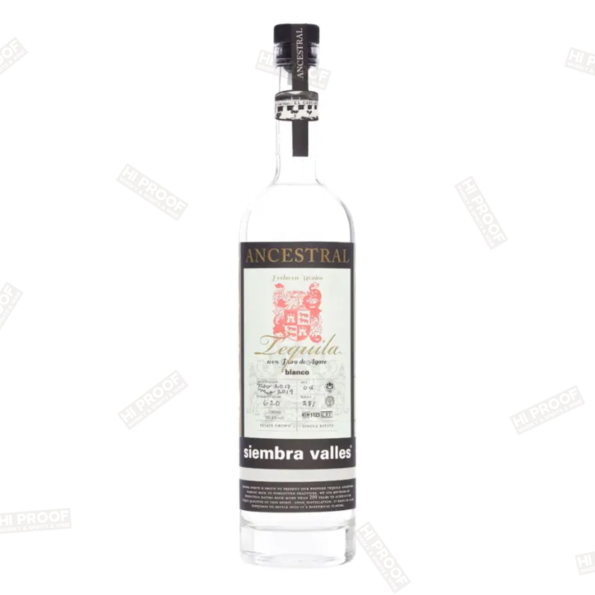 Siembra Valles Ancestral Tequila Blanco 750mL - Hi Proof - Siembra Valles