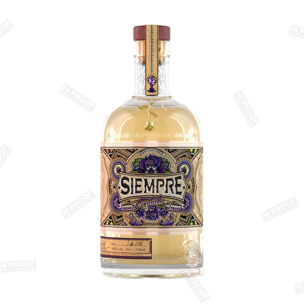 Siempre Reposado Tequila 750ml - Hi Proof - SIEMPRE