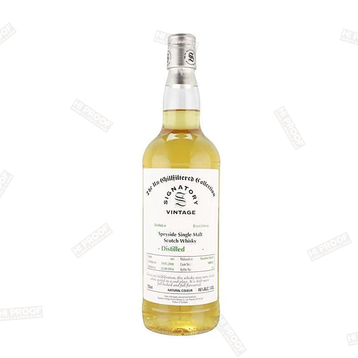 Signatory Mannochmore 2008 11 Year Old Single Barrel Single Malt Whisky 750ml - Hi Proof - Signatory