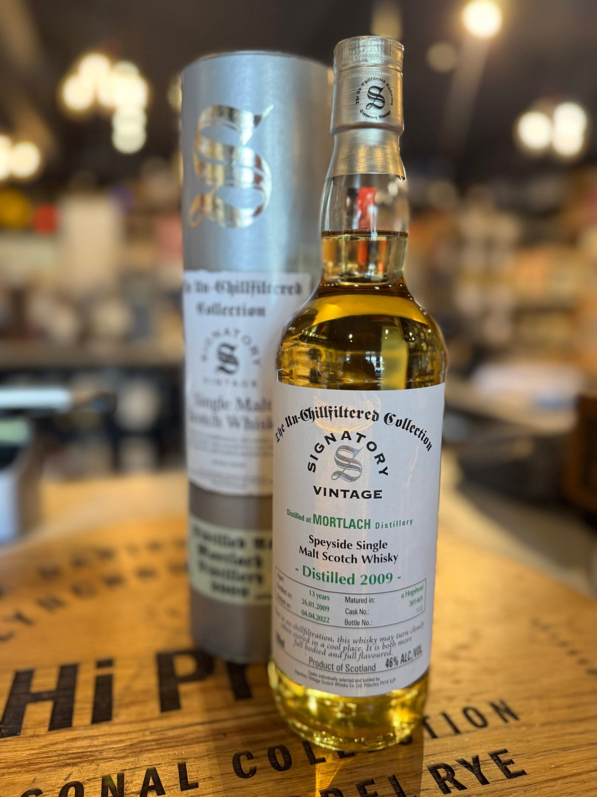 SIGNATORY MORTLACH 2009 13 YEAR Old Single Barrel Single Malt Whisky 700ml - Hi Proof - Signatory