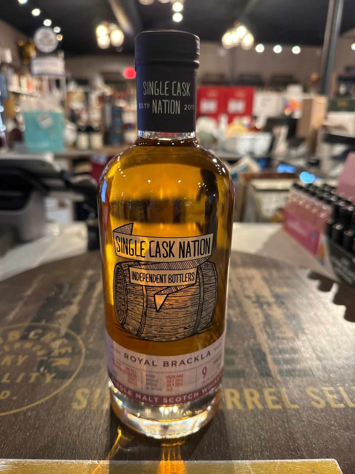 Single Cask Nation Royal Brackla 2014 9 year Cask 193123 - 750ml - Hi Proof - Royal Brackla