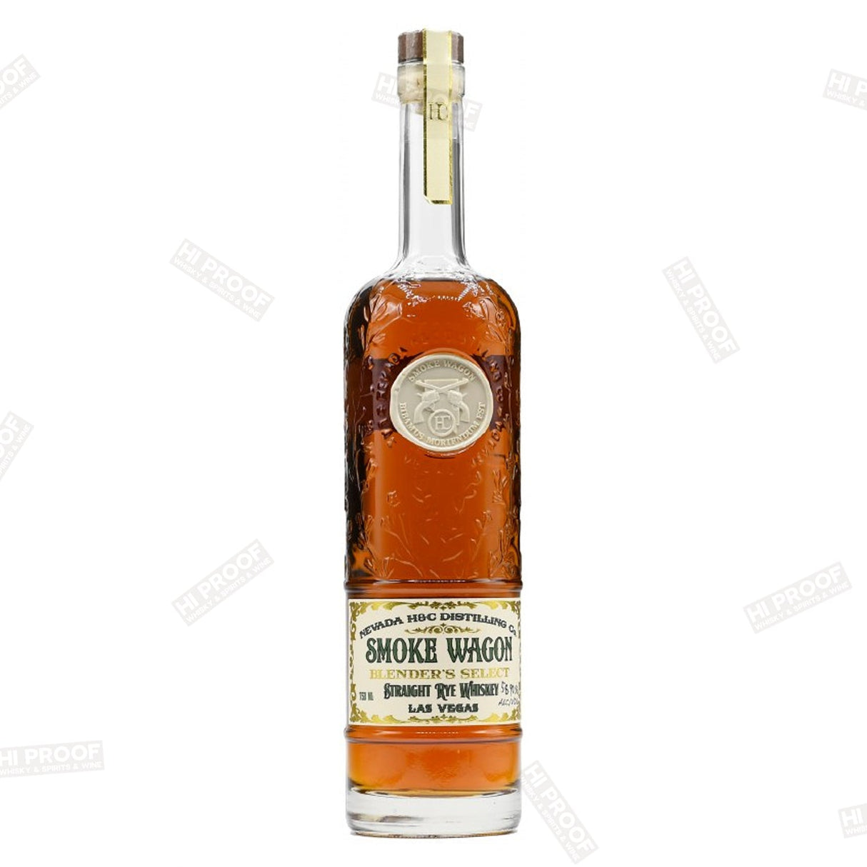 Smoke Wagon Blenders Select 114.18 Proof 750ml - Hi Proof - Smoke Wagon