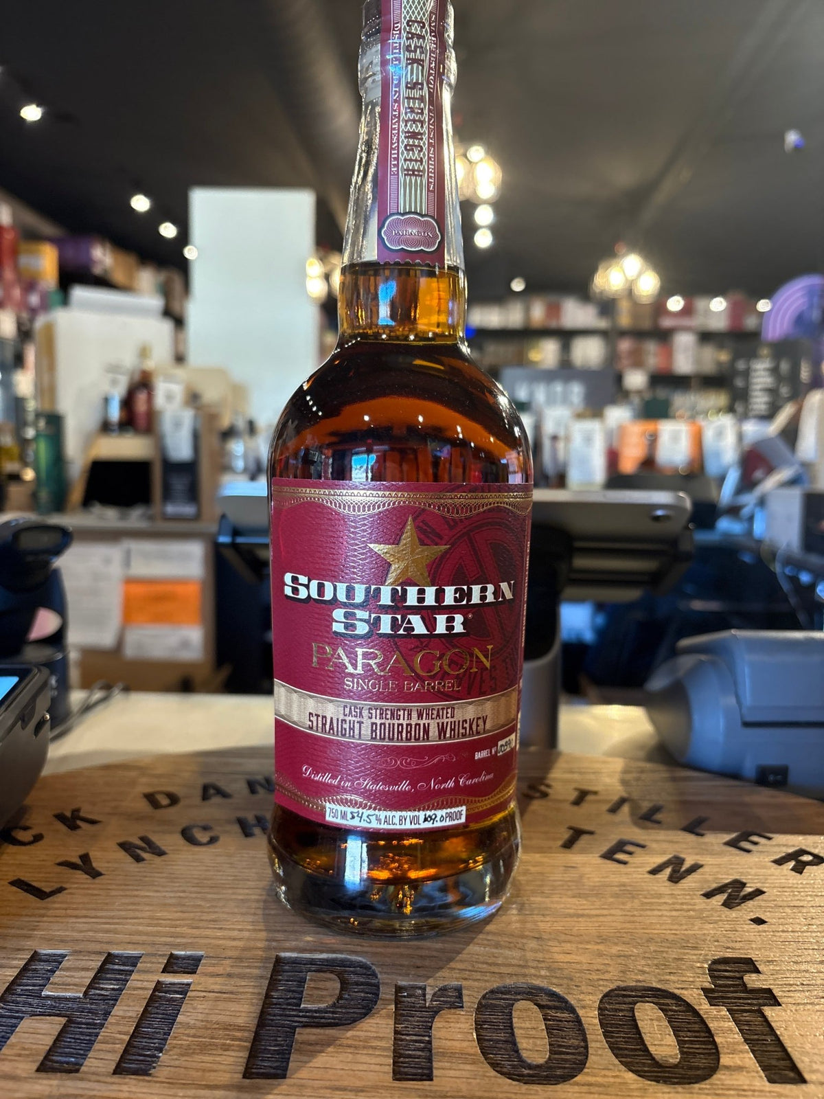 Southern Star Paragon Private Barrel Cask Strength Wheated (54.5% ALC) Straight Bourbon Whiskey 750ml - Hi Proof - Southern Star