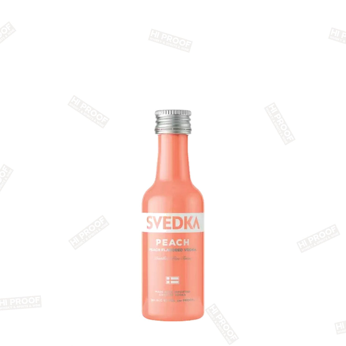 SVEDKA Peach Flavored Vodka 50ml - Hi Proof - Smirnoff