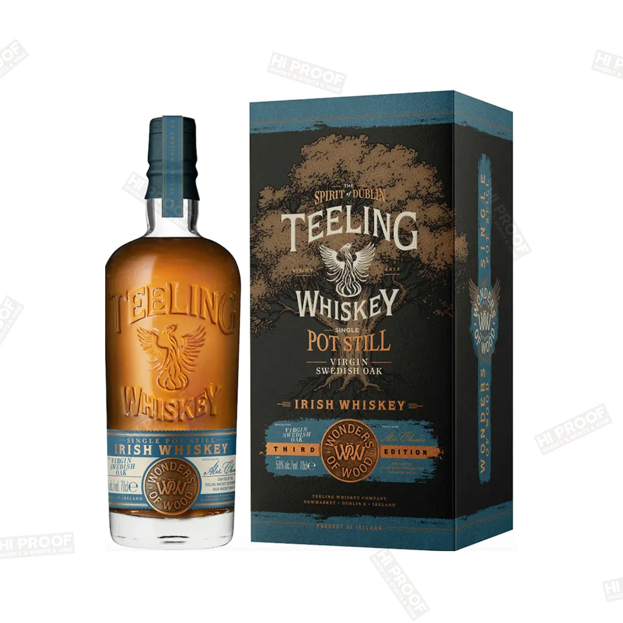 Teeling Single Pot Still Whiskey Wonders Of Wood Virgin Swedish Oak 700ml - Hi Proof - Teeling