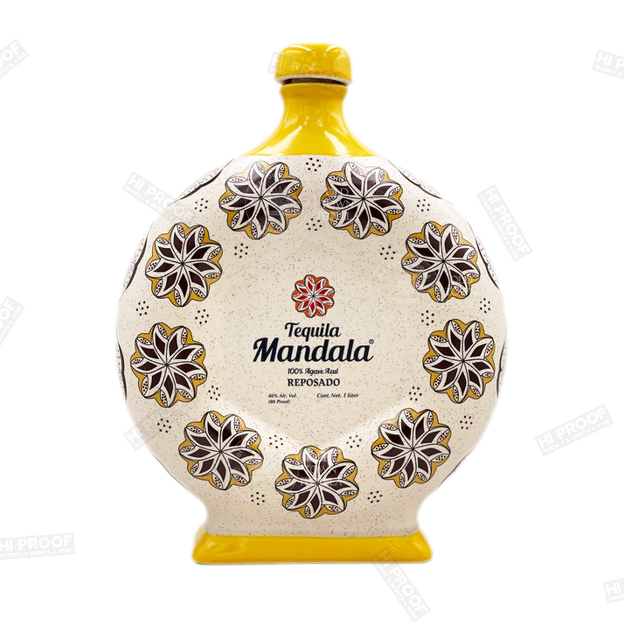 Tequila Mandala Reposado Ceramic 1L - Hi Proof - Mandala