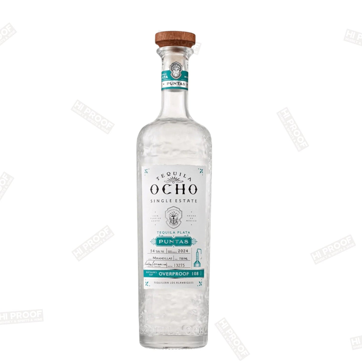 Tequila Ocho Plata Puntas Mirandillas 2024 750 ML - Hi Proof - Tequila Ocho