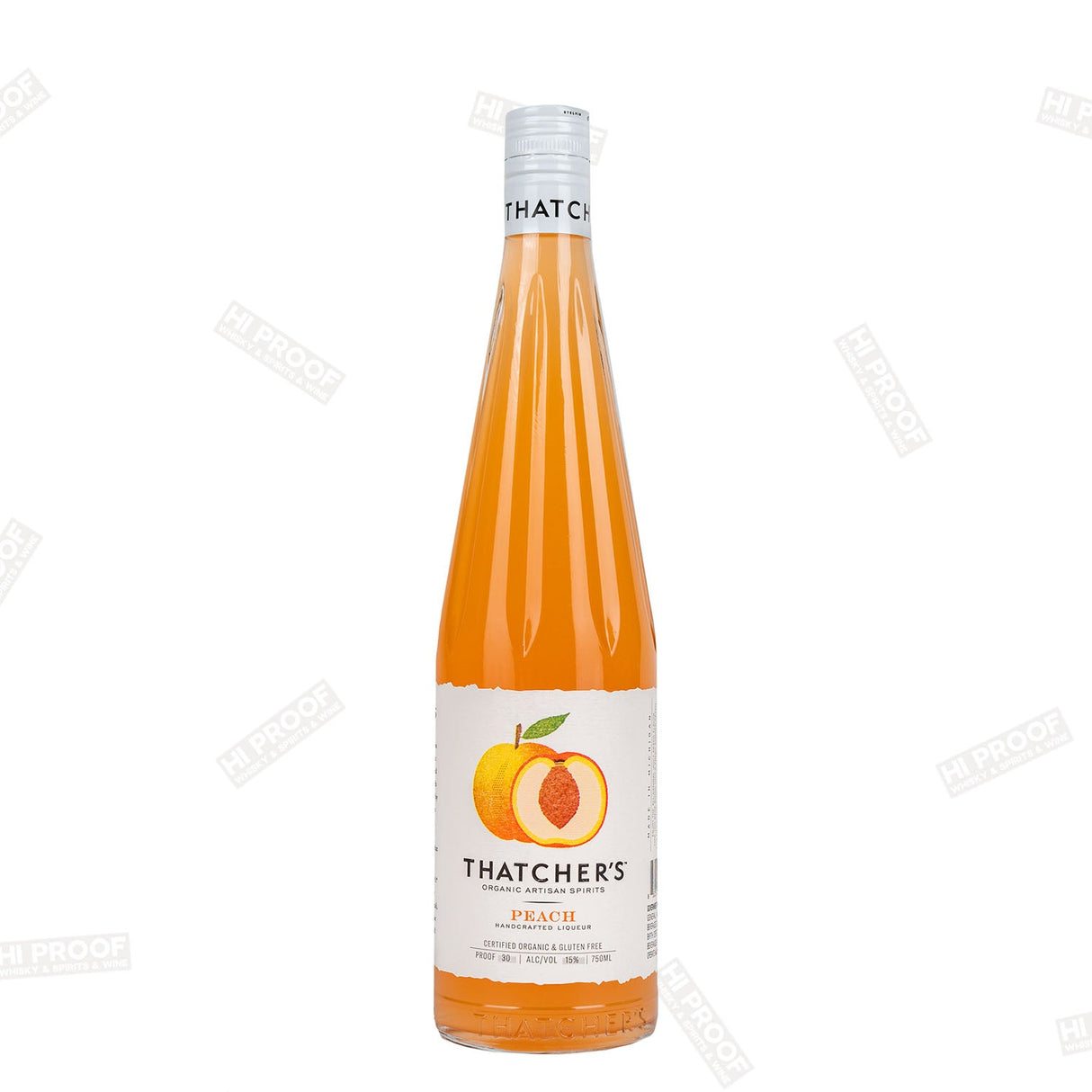 Thatcher's Organic Peach Liqueur 750ml - Hi Proof - Thatcher's