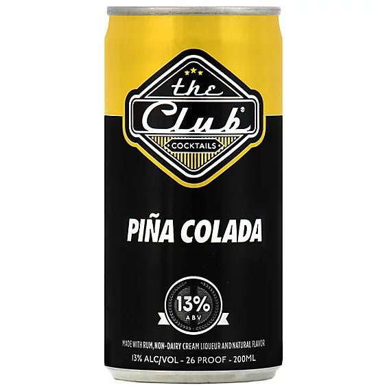 The Club Cocktail Pina Colada 200ml - Hi Proof - The Club