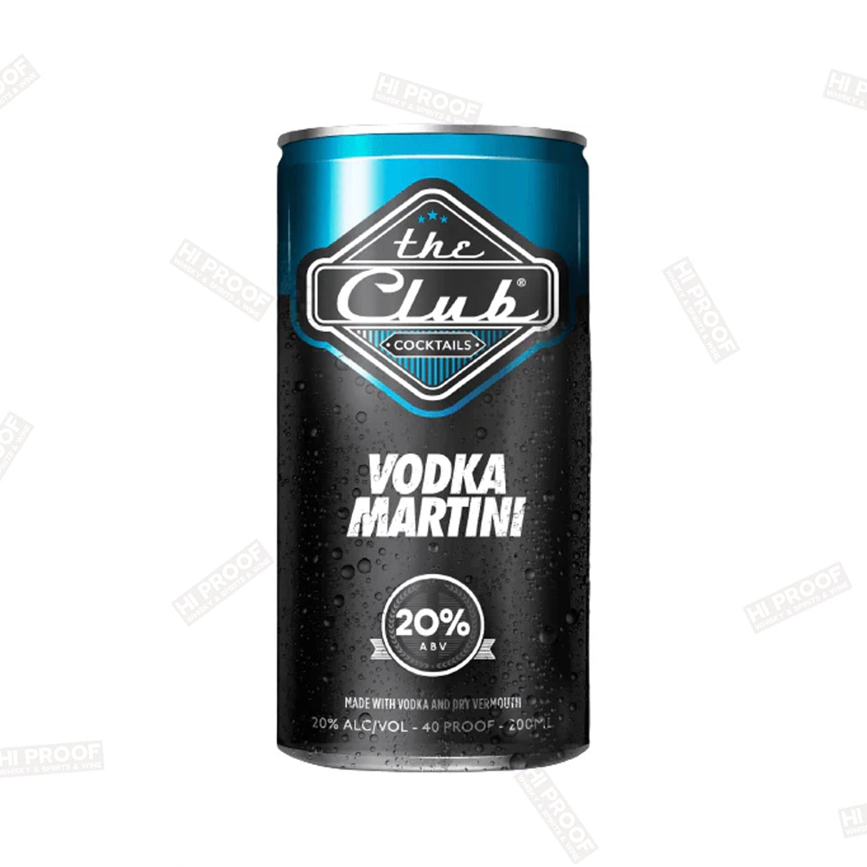 THE CLUB VODKA MARTINI 200ML - Hi Proof - The Club