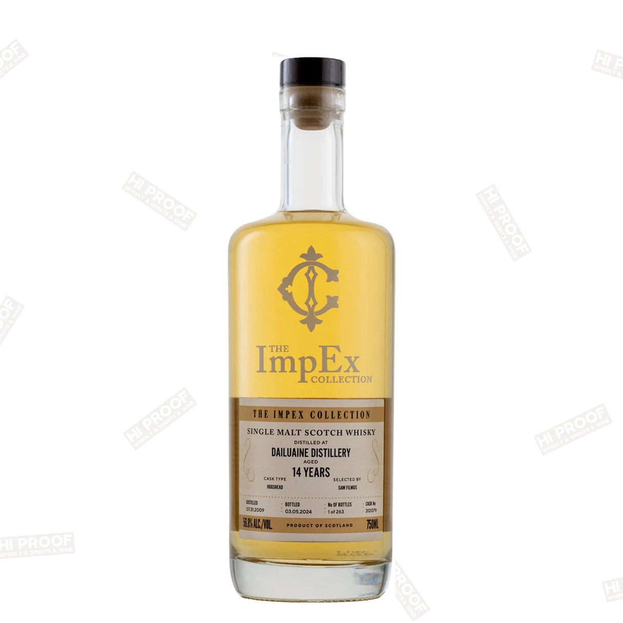The ImpEx Collection Dailuaine Distillery 2009 14 Year Old Single Malt Whisky 750ml - Hi Proof - The ImpEx