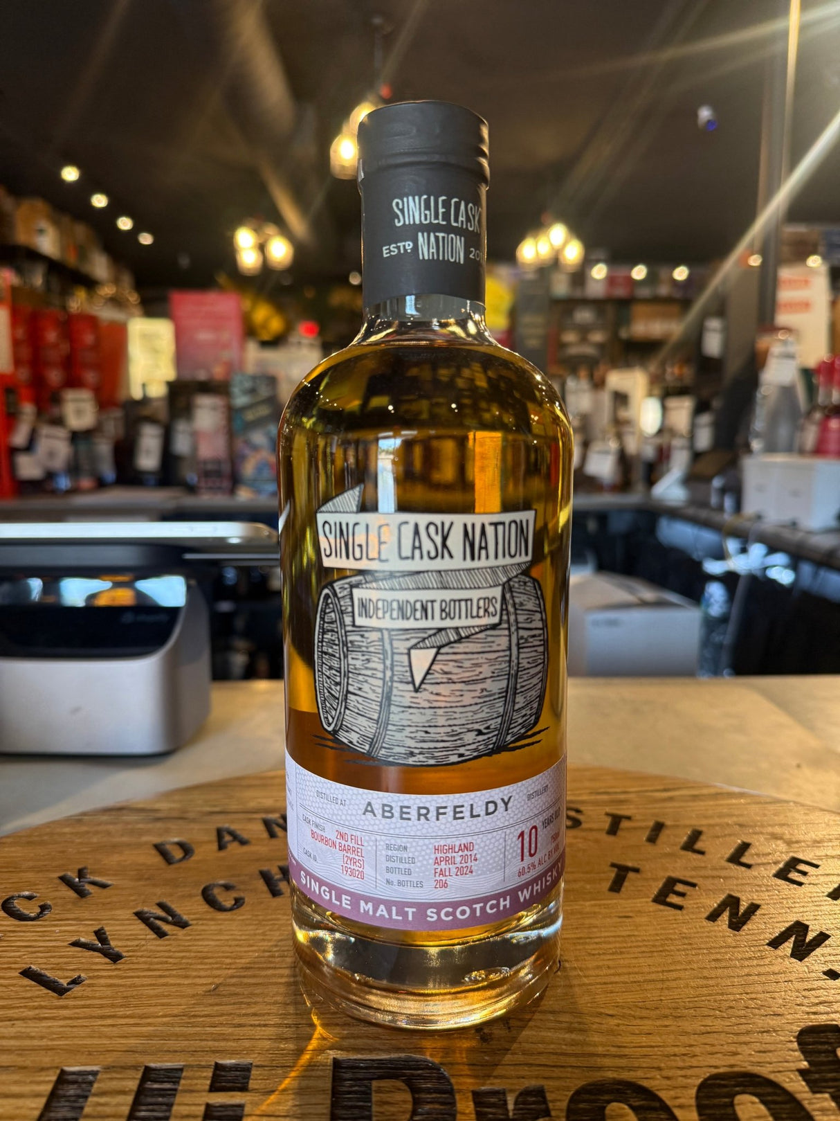 The Single Cask Nation Aberfeldy 2014 10 Year Cask193020 60.5 % Alc 750mL - Hi Proof - The Single Cask Nation