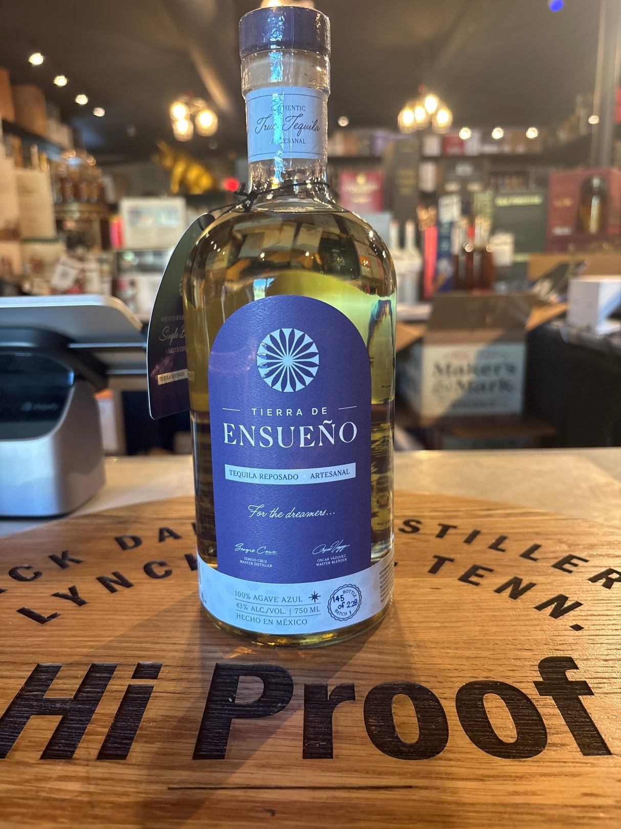 Tierra de Ensueño Single Barrel Reposado (Weller Cask) 750ml - Hi Proof - Tierra de Ensueño
