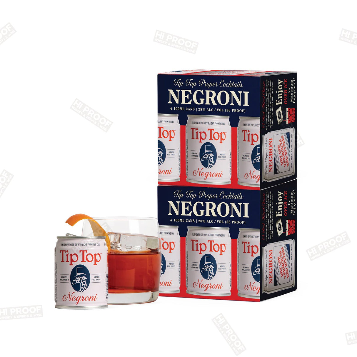 Tip Top Negroni 100ml x 4can - Hi Proof - Tip top