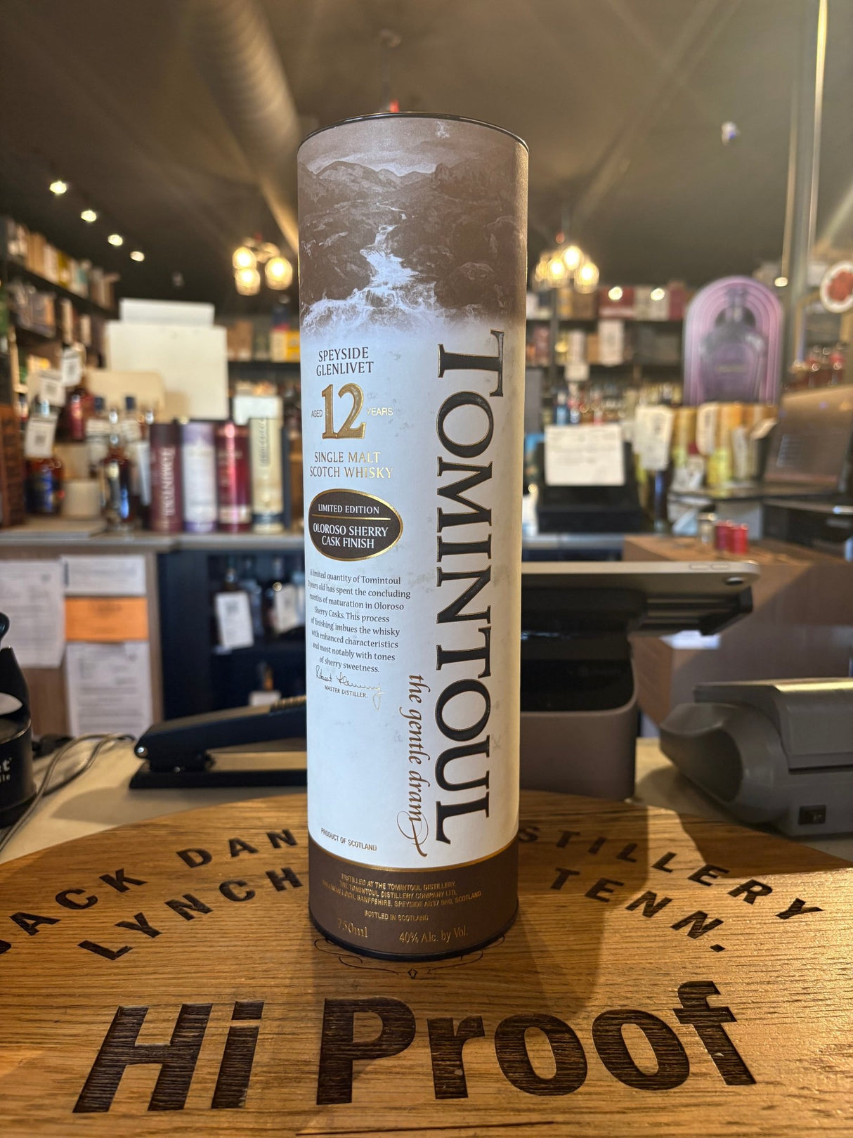 Tomintoul 12 Year Oloroso Sherry Cask Finish Single Malt Scotch Whisky 750ml - Hi Proof - Tomintoul