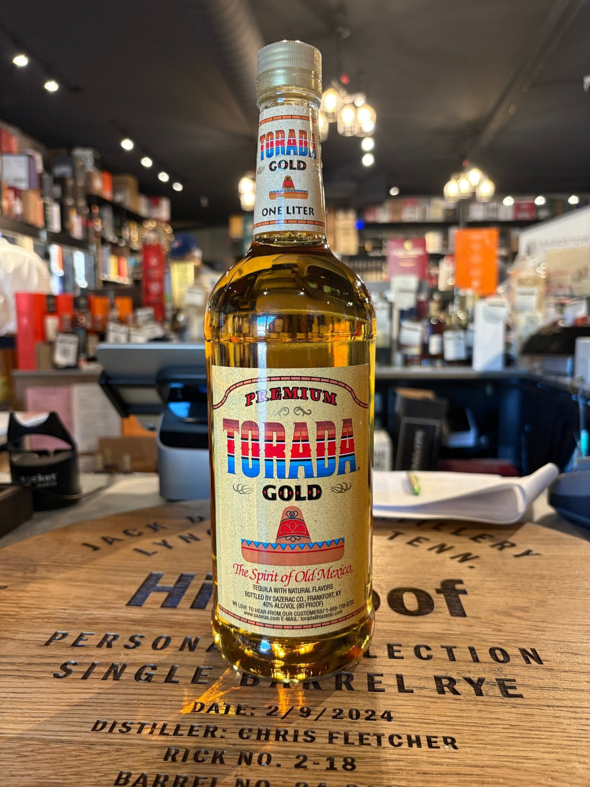 Torada Premium Gold Tequila 1L - Hi Proof - Torada