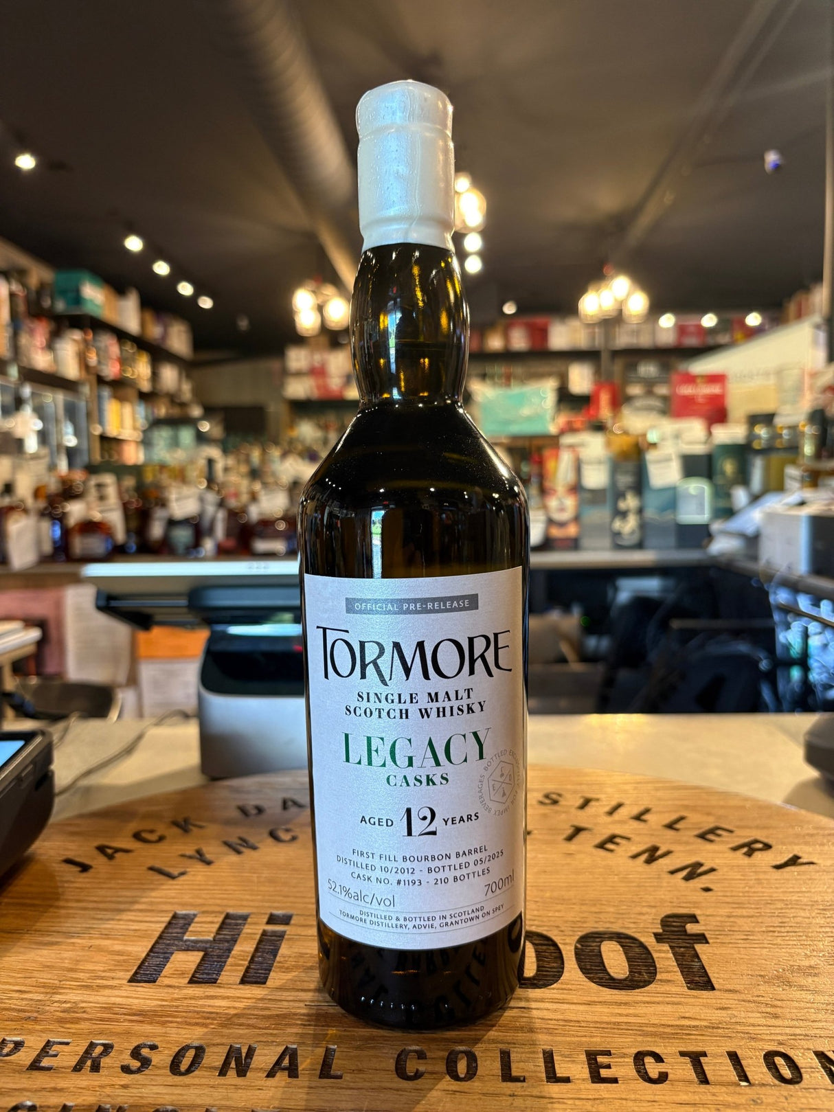 Tormore Legacy 2012 12 year Ex - Bourbon Cask 1193 52.1 %Alc 700mL - Hi Proof - Tormore