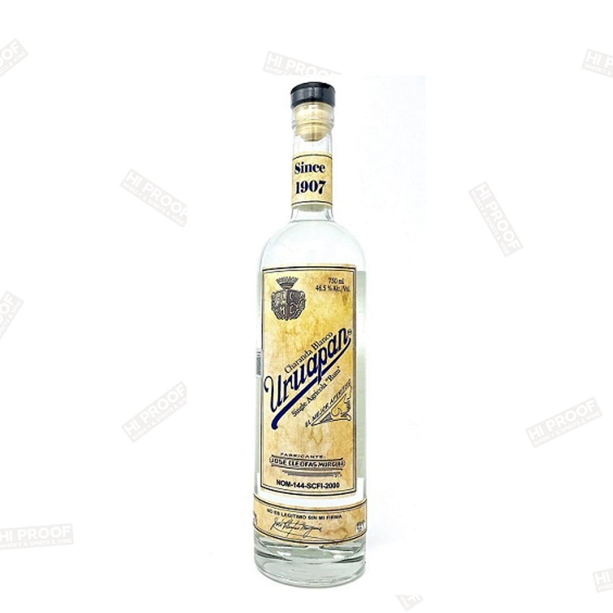 Uruapan Charanda Blanco Single Agricola 750ml - Hi Proof - Uruapan Charanda