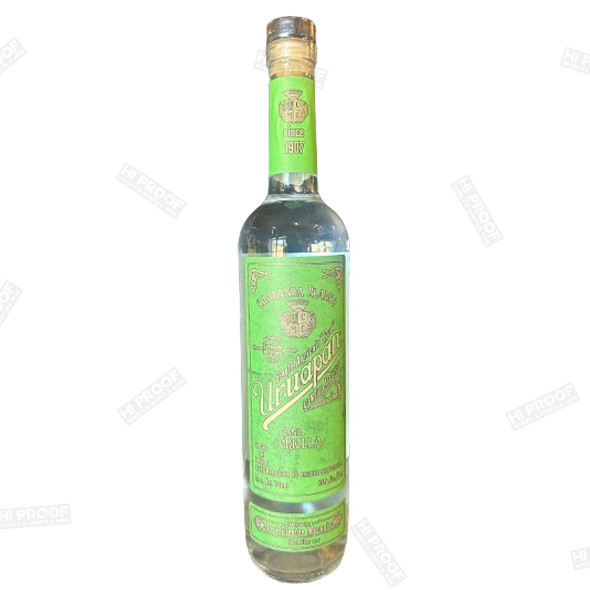 Uruapan charanda single cana Criolla blanco 750ml - Hi Proof - Uruapan charanda