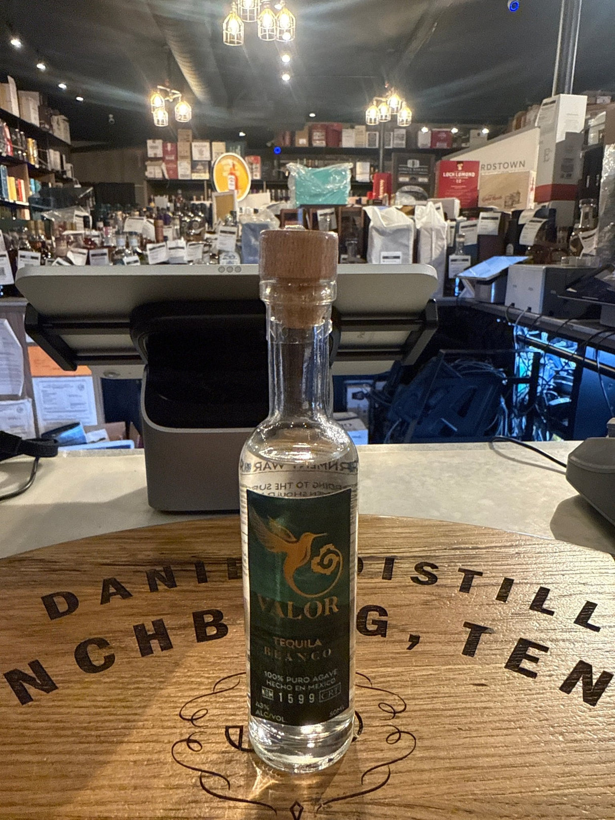 Valor Blanco Tequila Batch 2 43%Alc 50mL (Mini) - Hi Proof - Valor
