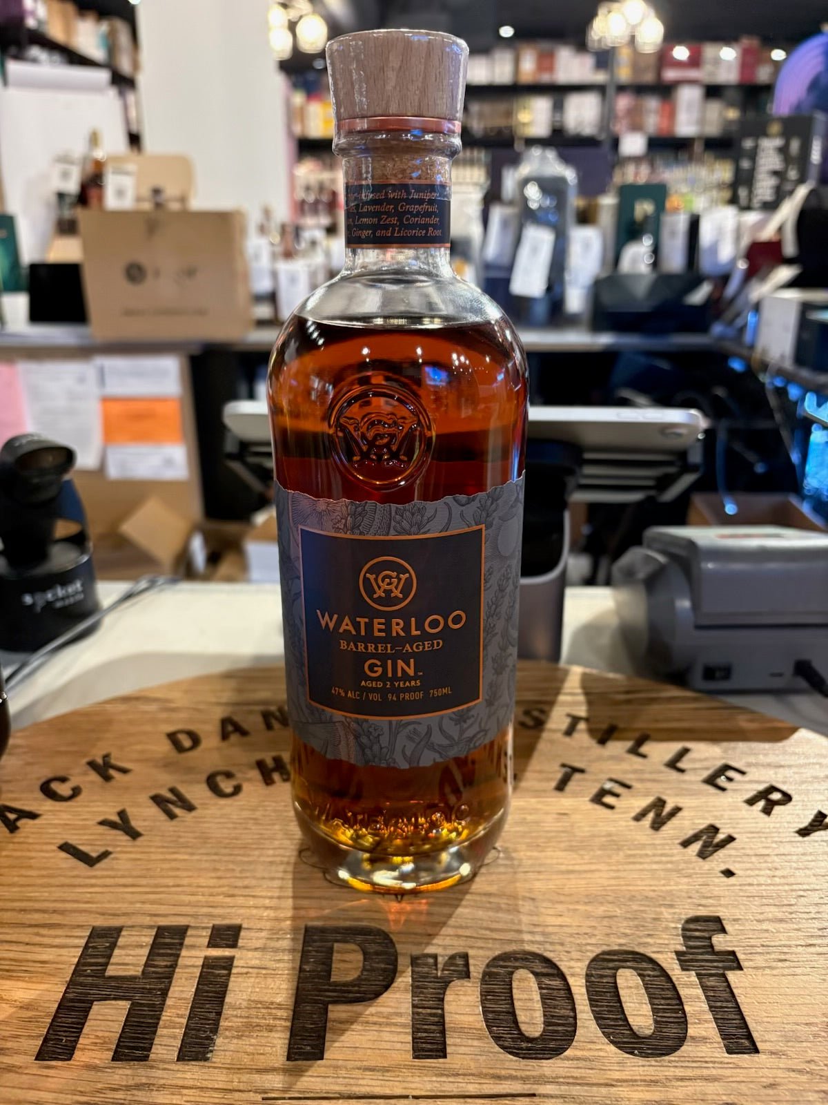Waterloo Gin Barrel Aged 750ml - Hi Proof - Waterloo
