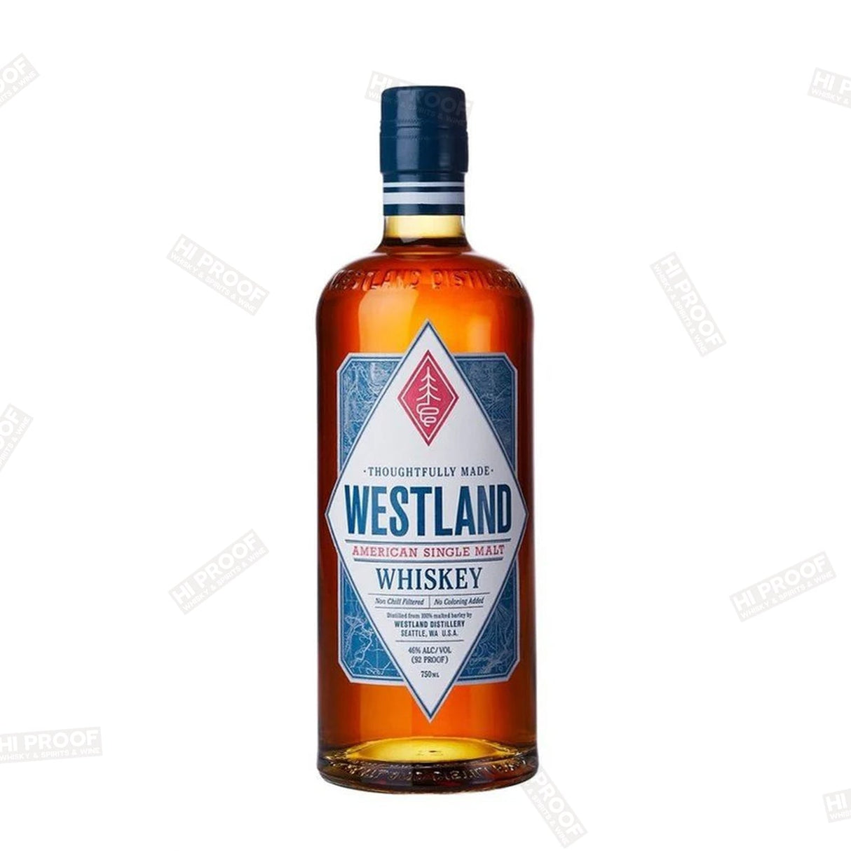 Westland American Single Malt Whiskey 700ML - Seattle Pacific Northwest Craft Whisky - Hi Proof - Westland