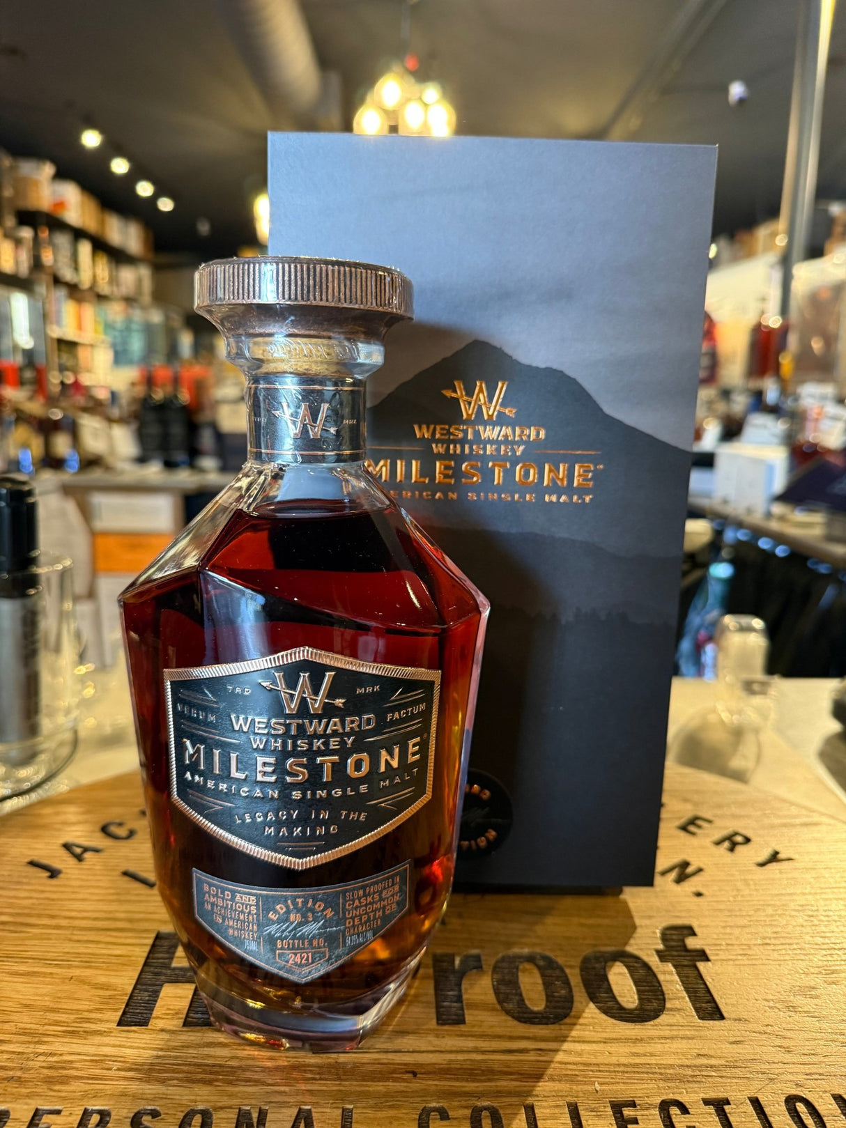 Westward Whiskey Milestone Edition No. 3 American Single Malt 750mL - Hi Proof - Hi Proof
