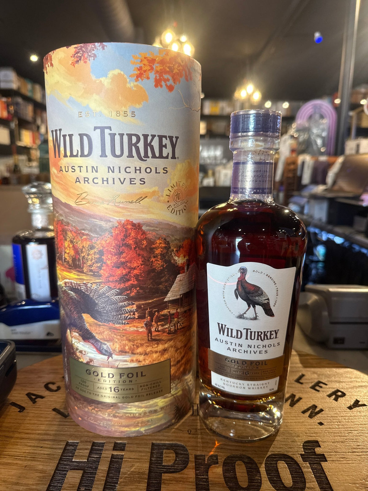 Wild Turkey Austin Nichols Archives Gold Foil Edition 16 Year 120 Proof Bourbon 750ml - Hi Proof - Wild Turkey