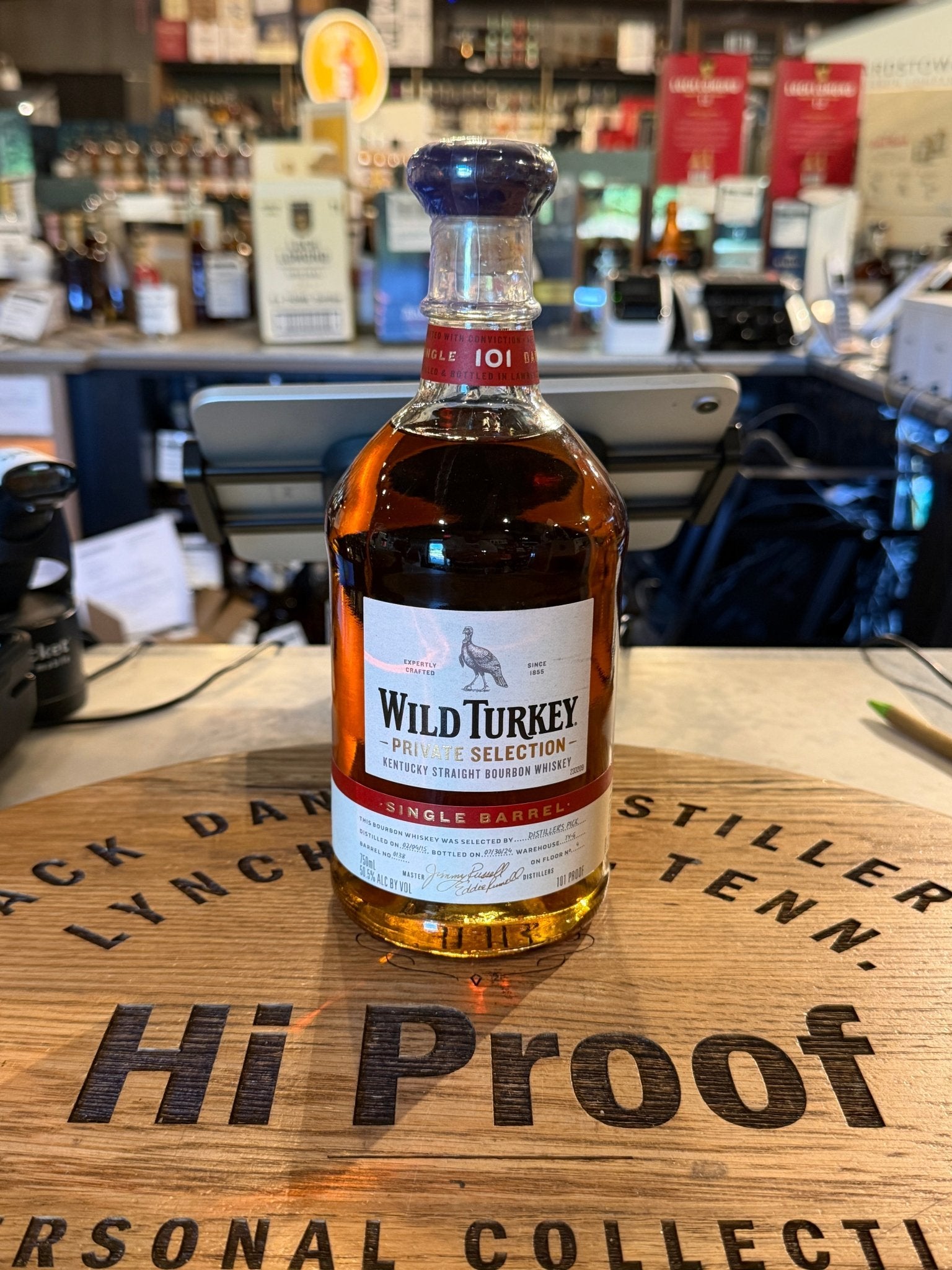 Wild Turkey Single Barrel #0138 101 Proof – Hi Proof