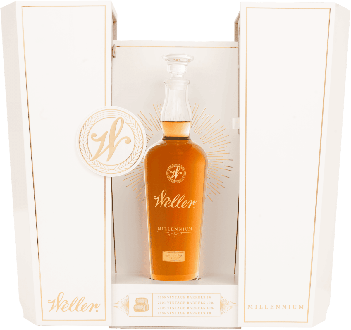 W.L. Weller Millennium Bourbon Whiskey - Hi Proof - Weller