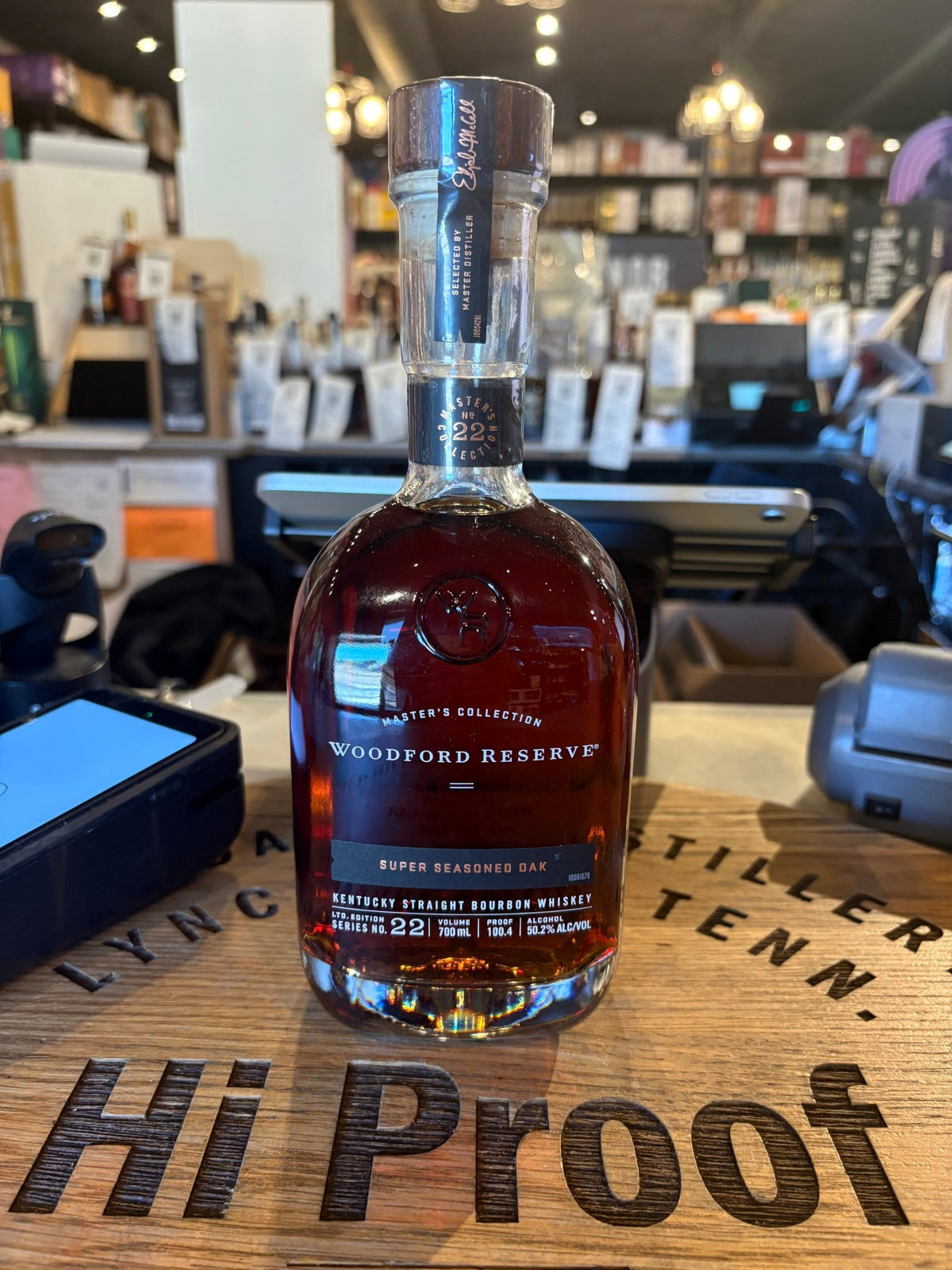 Woodford Reserve Super Seasoned Oak Limited no.22 100.4Proof Straight Bourbon Whisky 700ml - Hi Proof - Woodford Reserve