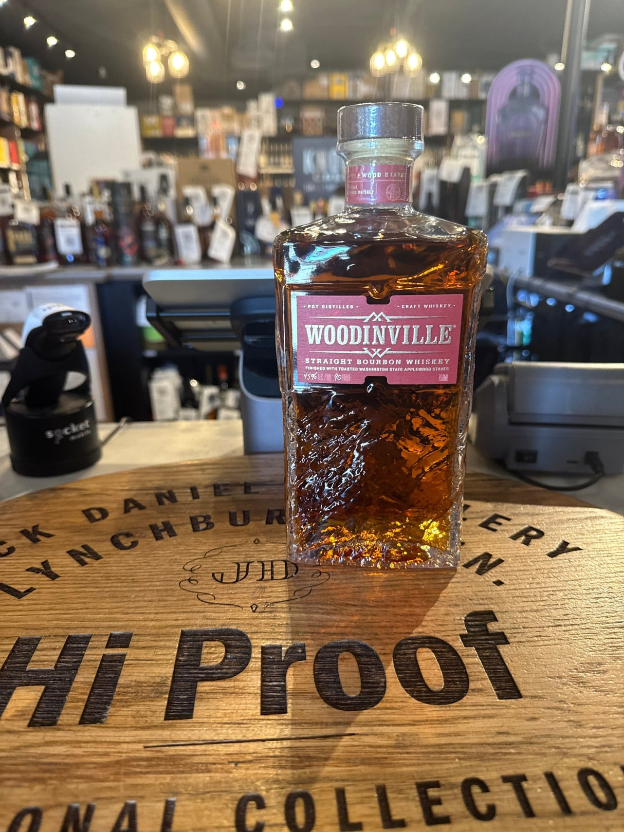 Woodinville Applewood Straight Bourbon Whisky 90 Proof 750ml - Hi Proof - Woodinville