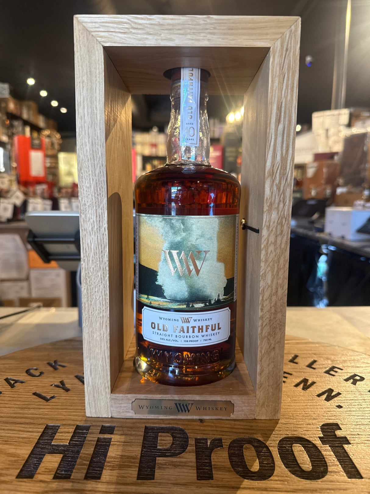Wyoming Whiskey Faithful 8 Year Old 108 Proof Straight Bourbon 750mL - Hi Proof - WYOMING WHISKEY