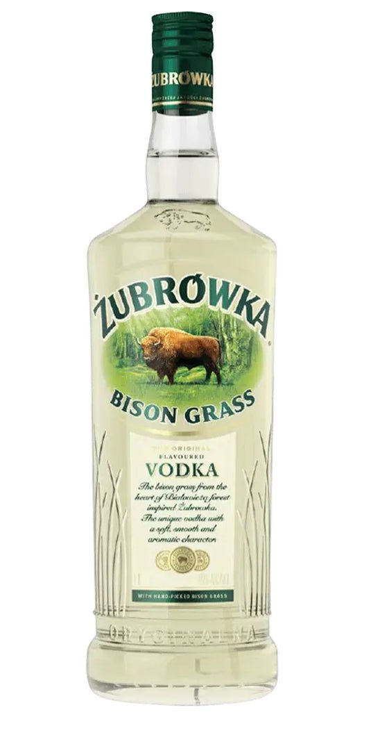 Zubrowka Bison Grass Vodka 1L - Hi Proof - Zubrowka