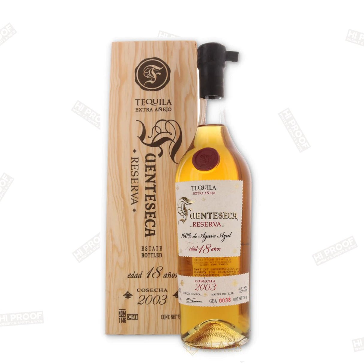 2003 Fuenteseca Reserva Extra Anejo 18YR - Hi Proof - Fuenteseca