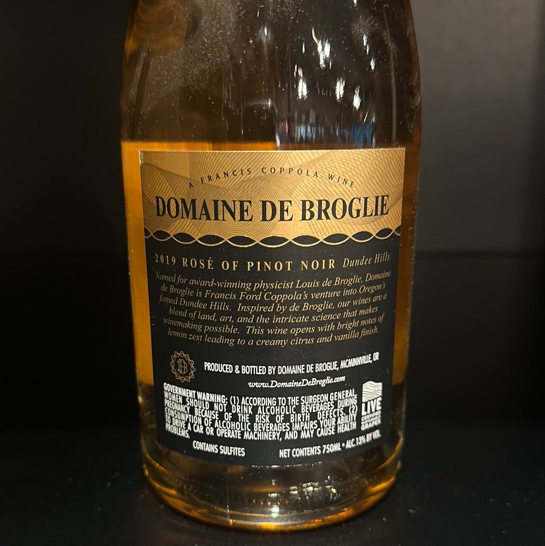 2019 DOMAINE BROGLIE ROSE PINOT NOIR - Hi Proof - DOM BROGLIE