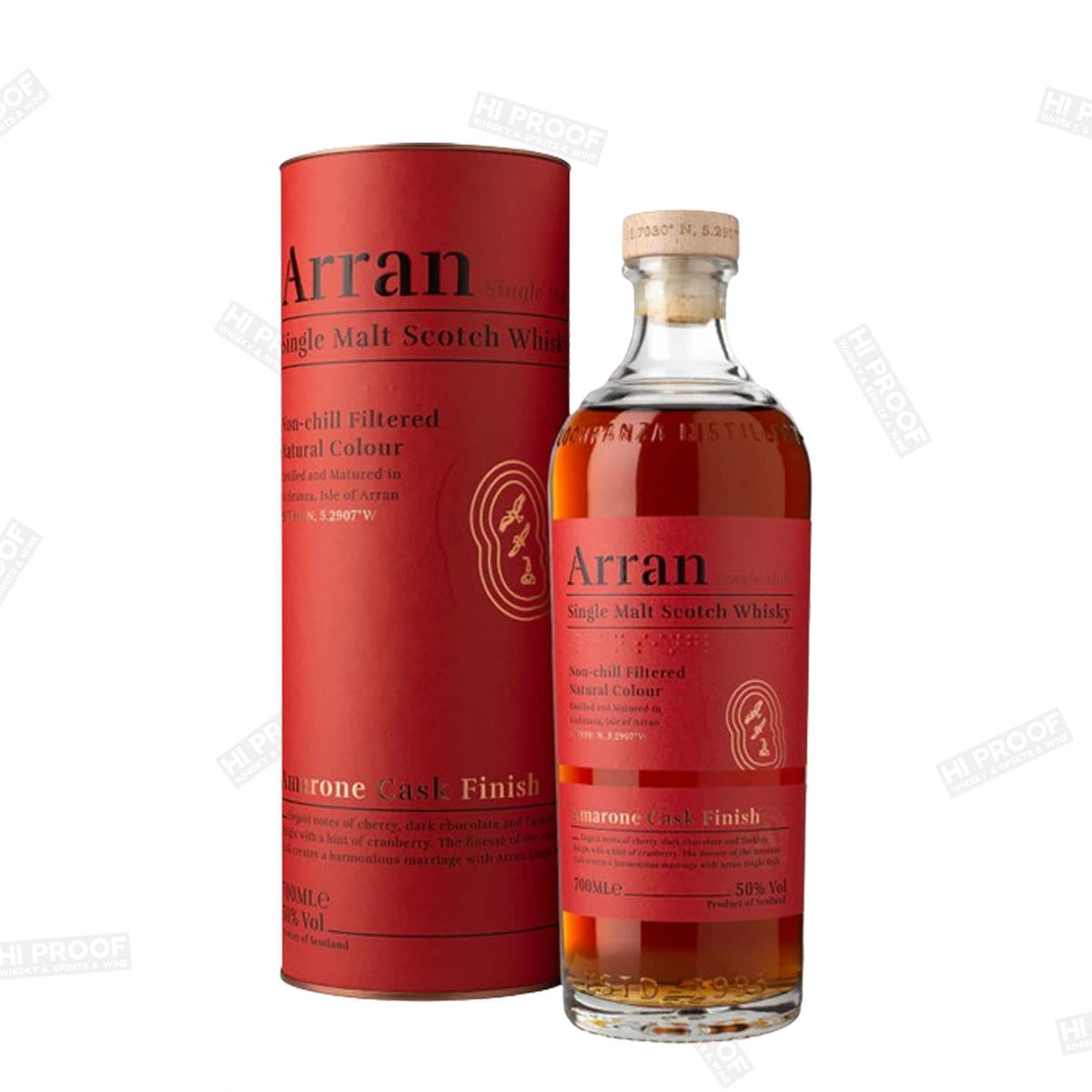 Arran Amarone Cask Finish Single Malt Scotch – Hi Proof